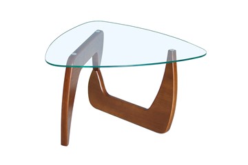 Стеклянный столик в гостиную Берген-3, натуральный массив в Тюмени