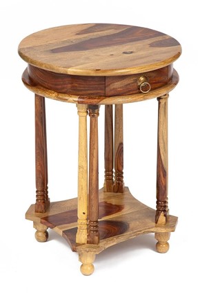 Кофейный стол Бомбей - 1149  палисандр, 45*45*60, натуральный (natural) арт.10049 в Ишиме - изображение