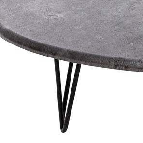 Журнальный столик Дадли (Черный/Серый бетон) в Тюмени - предосмотр 5