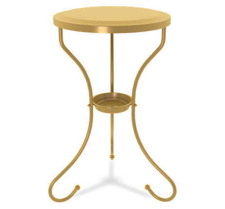 Стол журнальный круглый SHT-CT10 (золото) в Тюмени - изображение