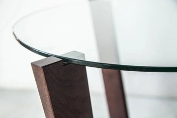 Овальный стол Оникс-6, Венге/Прозрачное стекло в Тюмени - предосмотр 4