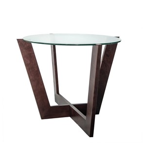 Овальный стол Оникс-6, Венге/Прозрачное стекло в Тюмени - предосмотр 5
