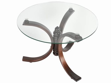 Стеклянный столик Лорд (темно-коричневый) в Тюмени