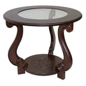 Круглый столик Грация С (Темно-коричневый) в Тюмени