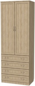 Шкаф 103 со штангой, цвет Дуб Сонома в Заводоуковске - предосмотр