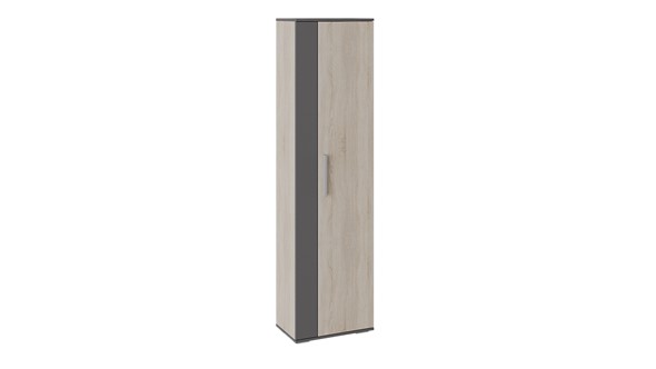 Шкаф 2-х дверный Нуар (Фон серый/Дуб сонома) в Заводоуковске - изображение