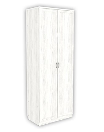 Шкаф 2-х дверный 100 со штангой, цвет Арктика в Заводоуковске - изображение