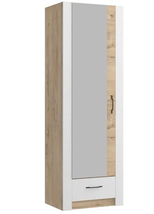 Шкаф гардеробный Ева 5 М3 дуб ирландский/белый матовый в Заводоуковске - изображение