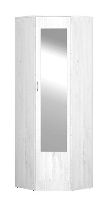 Распашной угловой шкаф Ольга-Милк 9.2 с зеркалом в Ишиме - изображение