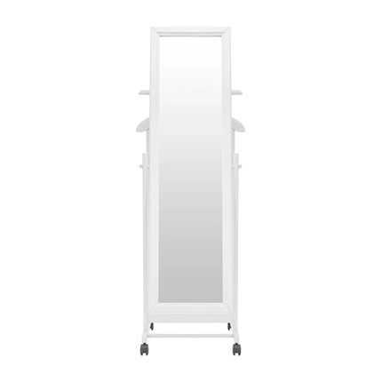 Вешалка напольная с зеркалом Leset Сиэтл (Белый) в Заводоуковске - изображение