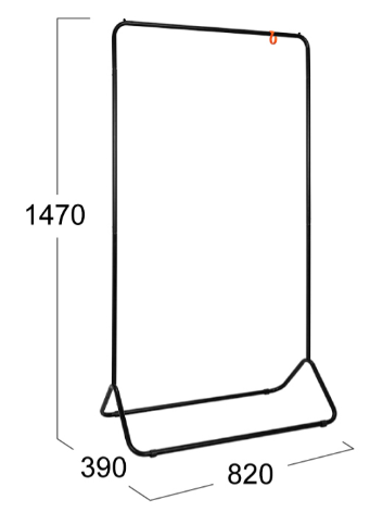 Вешалка гардеробная Радуга 3-ВНП 391 Черный в Тюмени - изображение 1