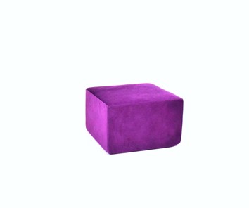 Пуф КлассМебель Тетрис 50х50, фиолетовый в Тюмени