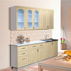 Модульная кухня Классика 2000, цвет Дуб беленый в Тюмени - предосмотр