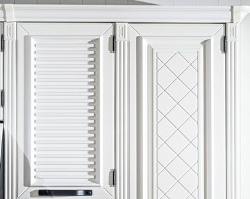 Модульный кухонный гарнитур Марина 2200(Белый/Алебастр) в Тюмени - предосмотр 3