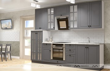 Модульный кухонный гарнитур Верона 2800, цвет Графит в Тюмени - предосмотр