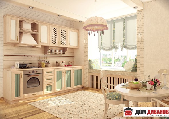 Модульный кухонный гарнитур Кантри Сонома Эйч Светлая в Тюмени - изображение