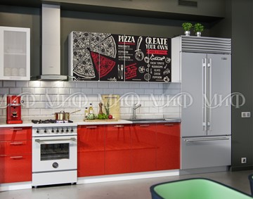 Кухонный гарнитур фотопечать Пицца 1,8 в Тюмени