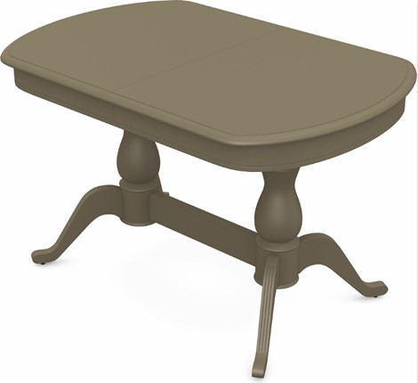 Кухонный стол раздвижной Фабрицио-2 исп. Мыло 1600, Тон 40 (Морилка/Эмаль) в Тюмени - изображение
