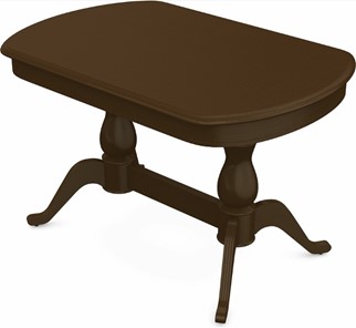 Обеденный раздвижной стол Фабрицио-2 исп. Мыло 1200, Тон 4 (Морилка/Эмаль) в Тюмени