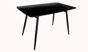 Стеклянный обеденный стол Брик, черный в Тюмени