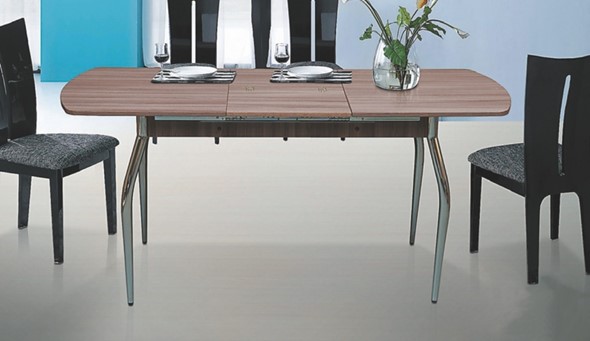 Раздвижной стол 1200х700 на металлических опорах в Тюмени - изображение
