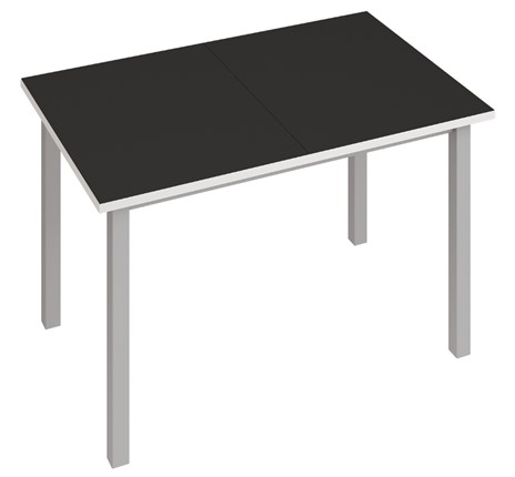 Кухонный раздвижной стол Фристайл-3, Черный в Тюмени - изображение