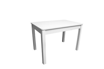 Кухонный раздвижной стол Айсберг-01 ЛДСП, белый ЛДСП/40 массив прямые белые в Тюмени