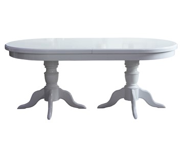Обеденный овальный стол 3,0(3,5)х1,1 на двух тумбах, (стандартная покраска) в Тюмени