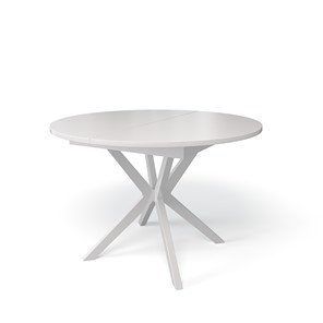 Круглый стол Kenner B1100 (Белый/Стекло белое сатин) в Ишиме
