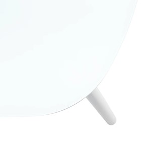 Кухонный стол раскладной Leset Мидел (Металл белый/стекло белое) в Тюмени - предосмотр 4