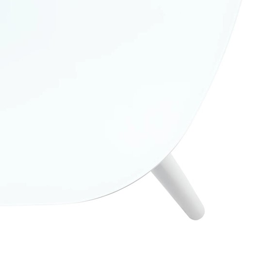 Кухонный стол раскладной Leset Мидел (Металл белый/стекло белое) в Заводоуковске - изображение 4