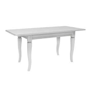 Кухонный раскладной стол Leset Дакота 1Р (Белый 9003 с серебрянной патиной) в Тюмени - предосмотр 1