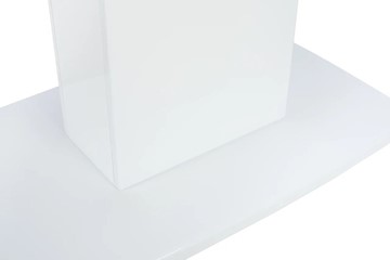 Кухонный раскладной стол Leset Денвер 1Р (Белый лак/стекло глянцевое белое) в Заводоуковске - предосмотр 8