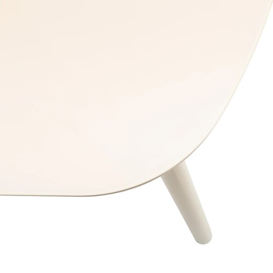 Кухонный стол раздвижной Leset Мидел (Металл кремовый/стекло кремовое) в Тюмени - изображение 4