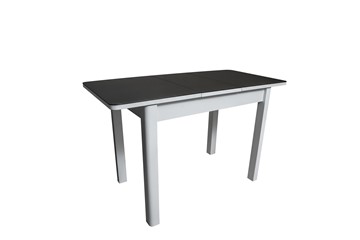 Кухонный раздвижной стол Айсберг-1СТ белое-черное в Тюмени - предосмотр 1