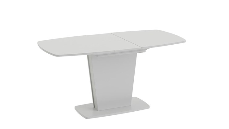 Раздвижной стол Честер тип 2, цвет Белый/Стекло белый глянец в Заводоуковске - изображение 1