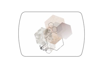 Стол раздвижной Танго, белый/геометрия в Тюмени - предосмотр 3