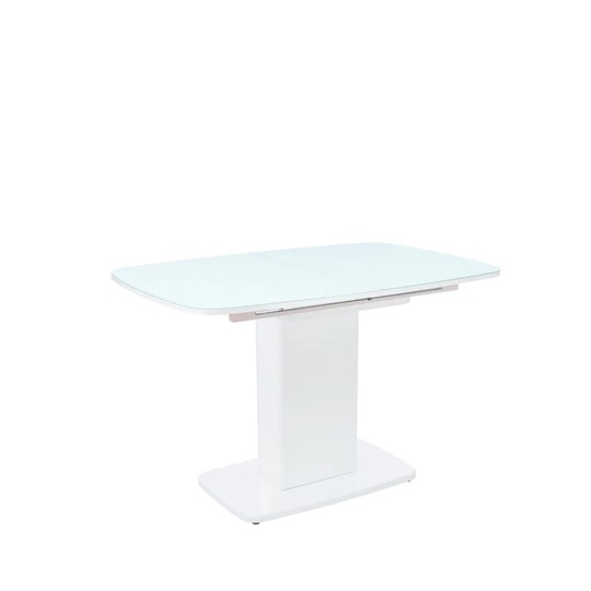 Кухонный раскладной стол Leset Денвер 1Р (Белый лак/стекло глянцевое белое) в Тюмени - изображение 2