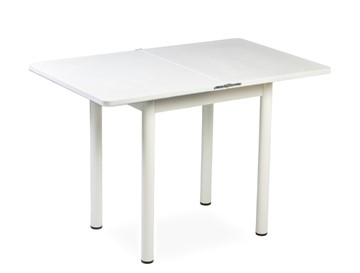 Кухонный пристенный стол СПА-01 СТФ, белый/фотопечать лазурит/опоры прямые белые в Тюмени - предосмотр 1