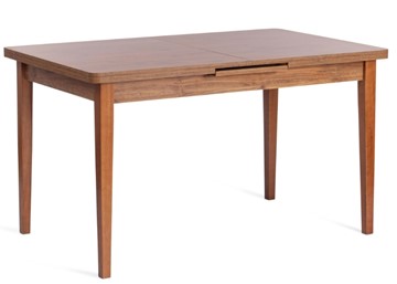Кухонный раздвижной стол AISHA (mod. 1151) ЛДСП+меламин/дерево граб, 130+35х80х75, walnut (орех) в Тюмени - предосмотр