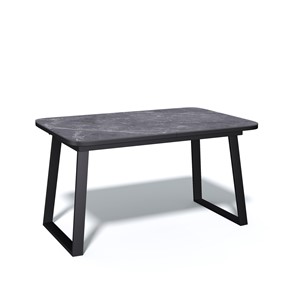 Кухонный стол раздвижной AZ1200 (черный/керамика мрамор черный) в Тюмени