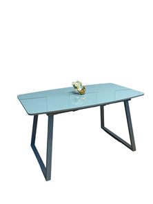Кухонный раздвижной стол AZ1400 (серый/стекло серое глянец) в Тюмени