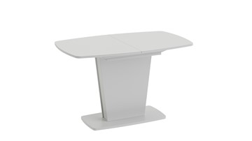 Раздвижной стол Честер тип 2, цвет Белый/Стекло белый глянец в Тюмени