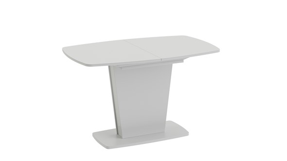 Раздвижной стол Честер тип 2, цвет Белый/Стекло белый глянец в Тюмени - изображение