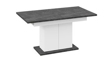 Обеденный раздвижной стол Детройт тип 1 (Белый/Ателье темный) в Тюмени - предосмотр 3