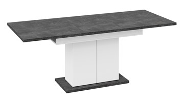 Обеденный раздвижной стол Детройт тип 1 (Белый/Ателье темный) в Тюмени - предосмотр 4