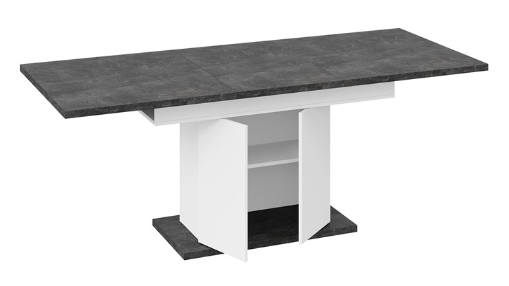 Обеденный раздвижной стол Детройт тип 1 (Белый/Ателье темный) в Тюмени - изображение 5