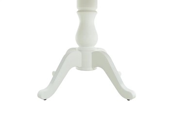 Кухонный раскладной стол Фабрицио-1 Glass, Круг 1000, фотопечать (Мрамор 8, Слоновая кость) в Тюмени - предосмотр 9