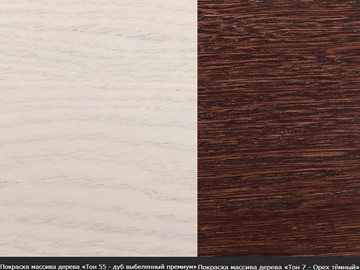 Раздвижной стол Фабрицио-1 исп. Эллипс, Тон 11 Покраска + патина с прорисовкой (на столешнице) в Тюмени - предосмотр 13