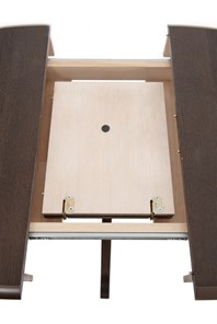 Раздвижной стол Фабрицио-1 исп. Эллипс, Тон 11 Покраска + патина с прорисовкой (на столешнице) в Тюмени - предосмотр 4